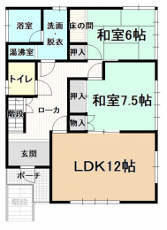 間取り図（販１戸建）　【リフォーム後間取予定図】2階キッチンと洗面化粧台は交換、LDKのフローリングは上張り予定。和室の畳表替えなども行います。