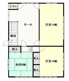 �Ԏ��}�i�̂P�ˌ��j�@2�K�͗m��2�����Ƙa��1�����B