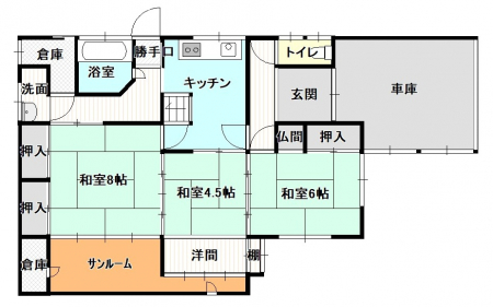 �Ԏ��}�i�̂P�ˌ��j�@�������[�Ƃ��ɏ[�����Ă��܂��B