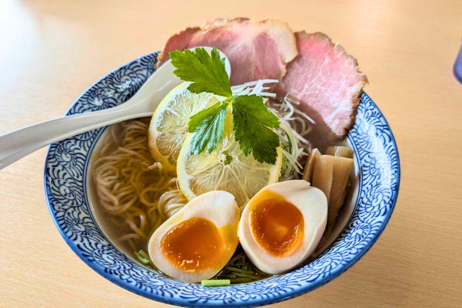 冷製 鶏しお檸檬そば(+味玉)