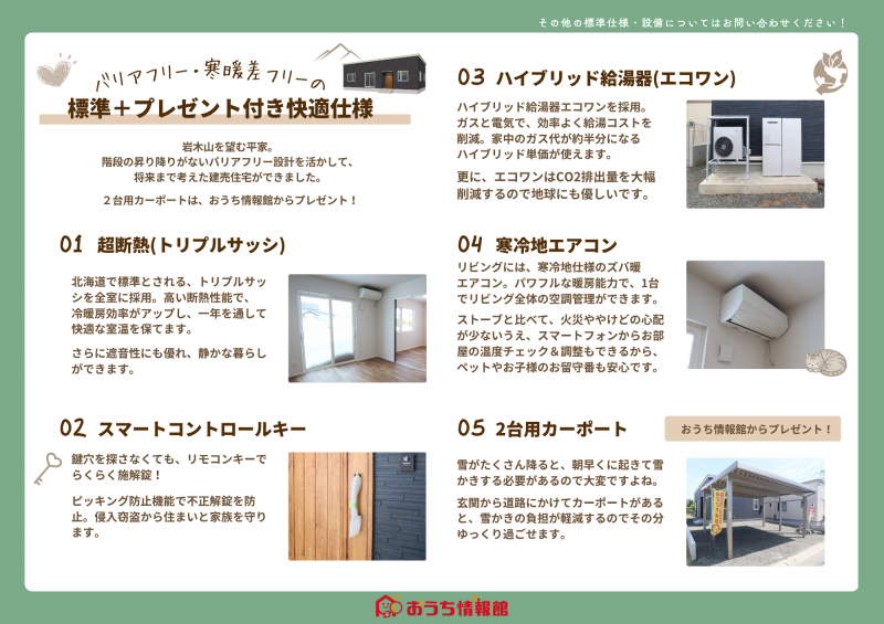 標準+プレゼント付き快適仕様