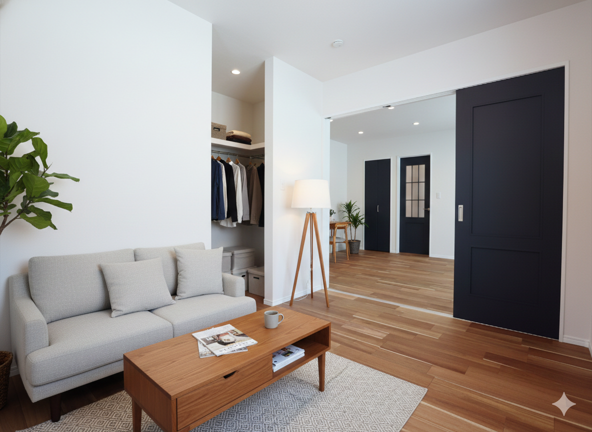 たっぷりの収納スペース